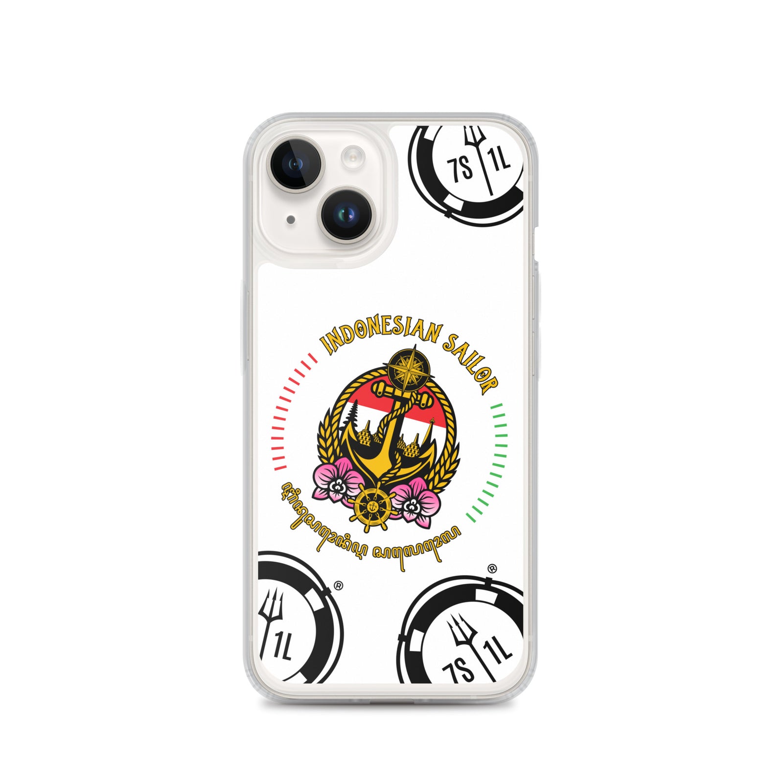 Indonesian Sailor iPhone Case Seafarer Anchor Design for iPhone 14