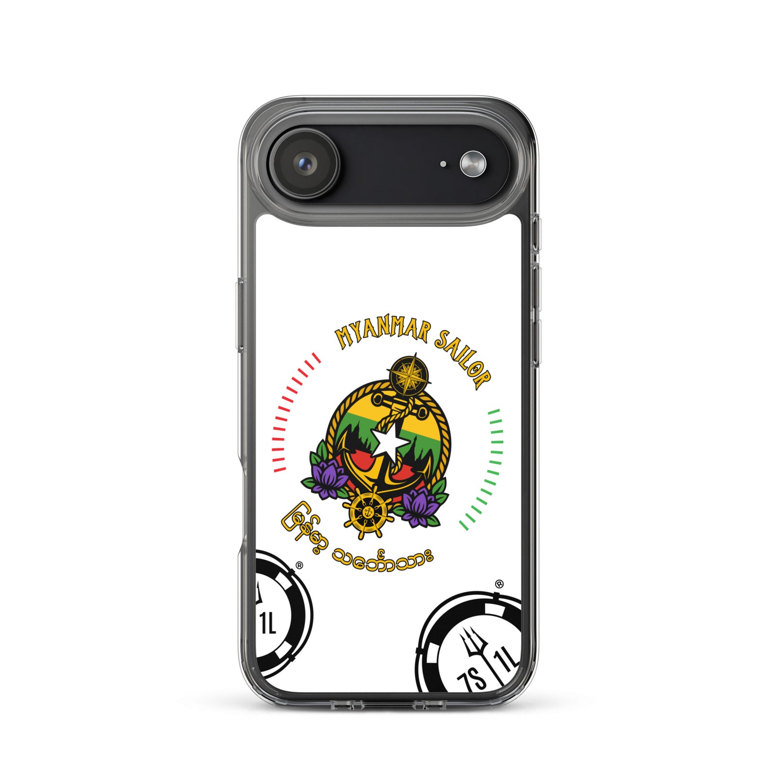 Myanmar Sailor iPhone Case Seafarer Anchor Design for iPhone 17 Air