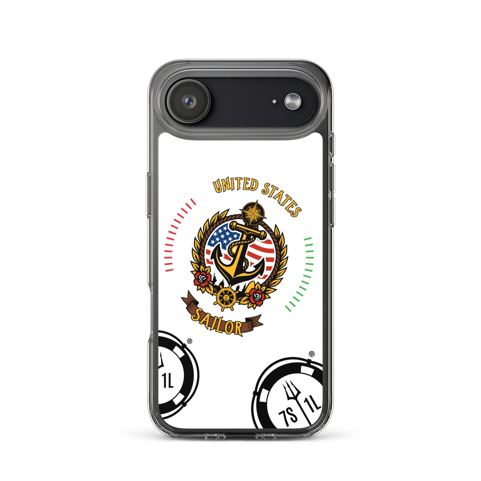 US Sailor iPhone 17 Case Seafarer Maritime Anchor Design