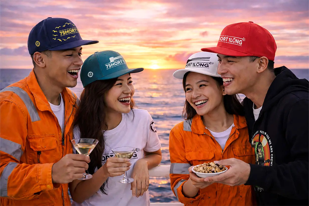 two people wear a sefarer hat