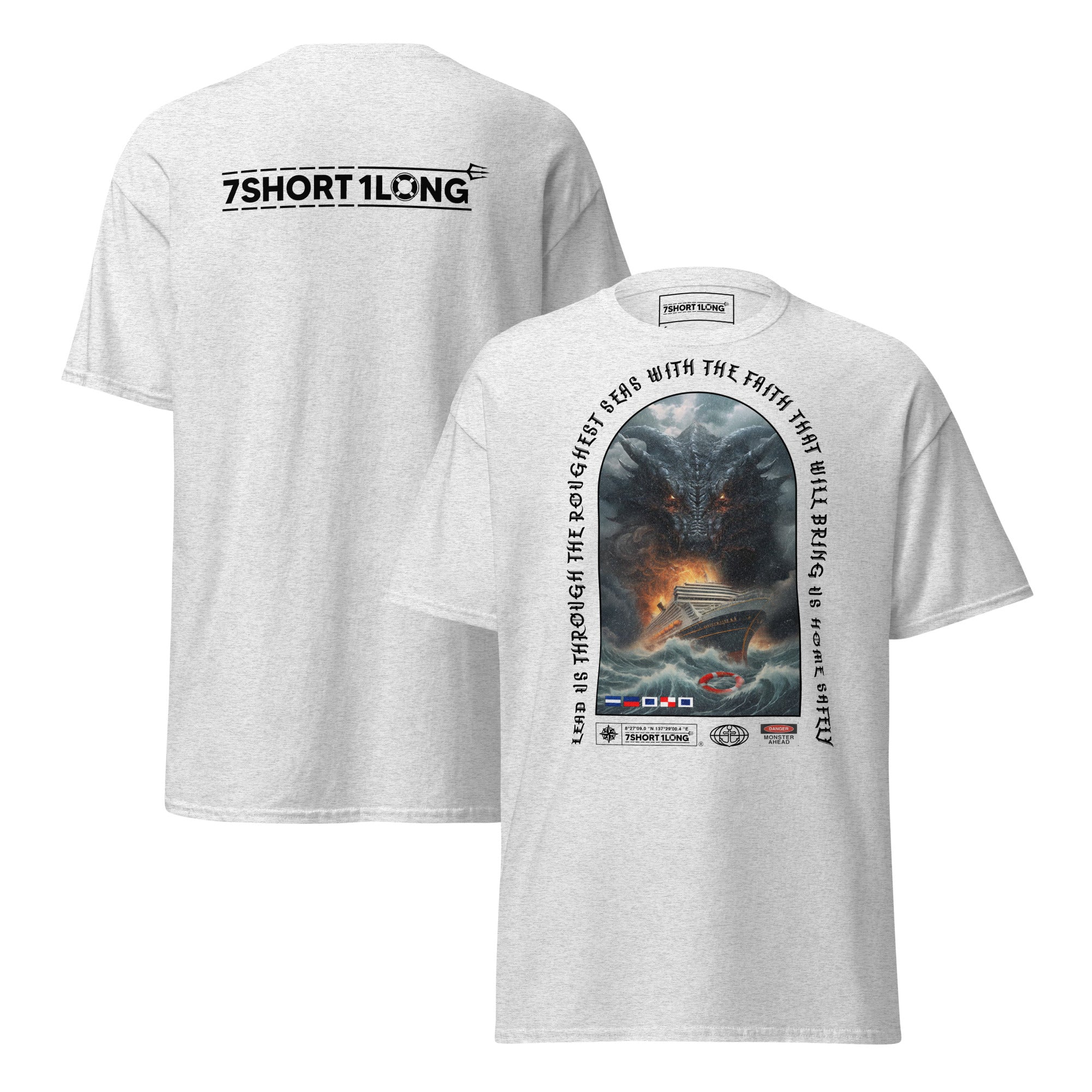 T-Shirt from a cruise ship in danger waters