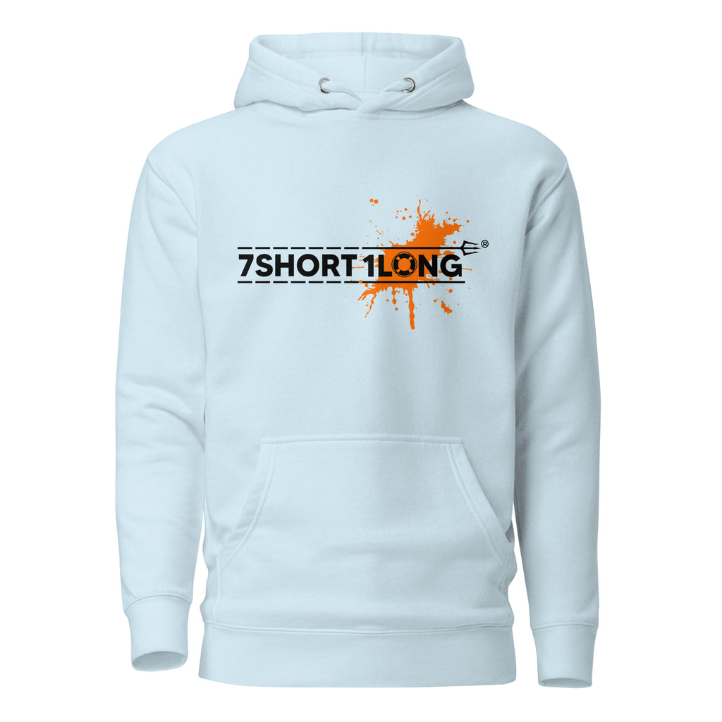 7SHORT1LONG® Safety at Sea Splash Graphic Hoodie with vibrant marine-themed print and comfortable fit.