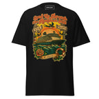Seafarer tattoo-themed cruise ship T-shirt by 7SHORT1LONG® featuring nautical designs on a casual men's shirt.