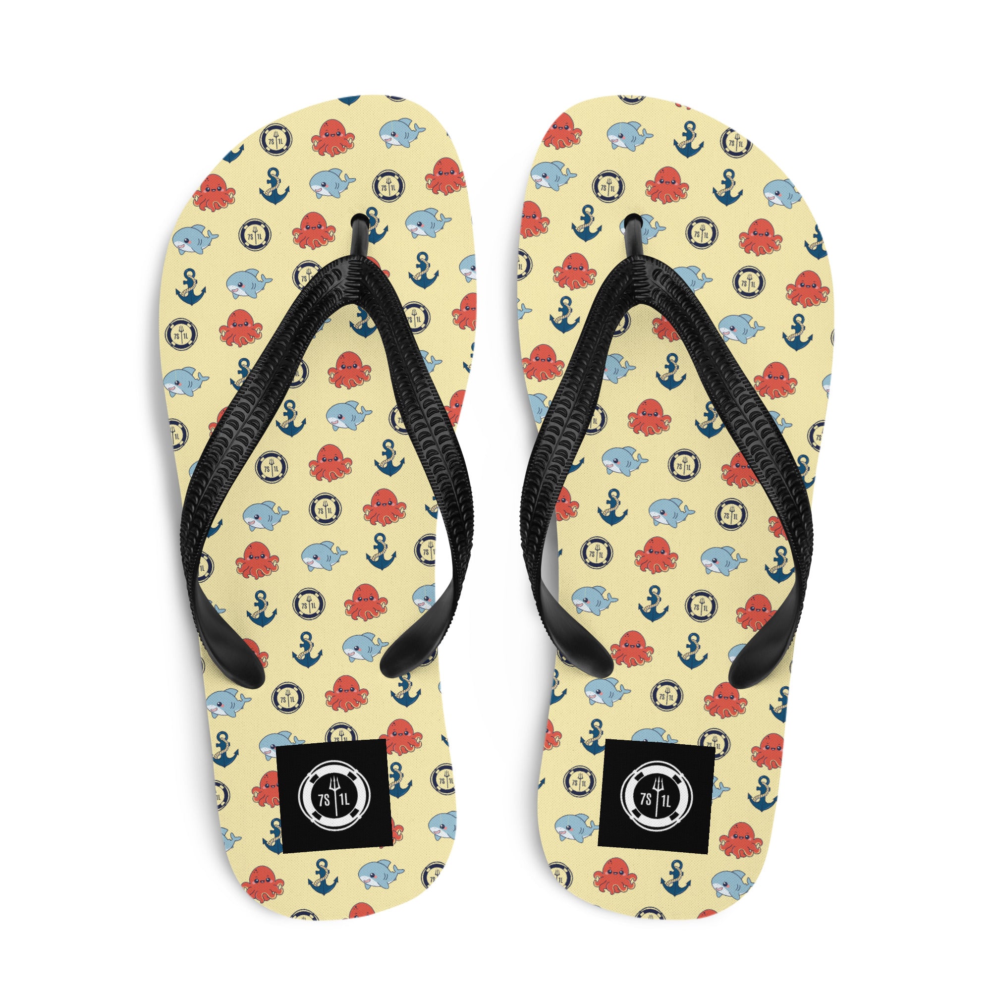 cute pattern on a flip flop Main image