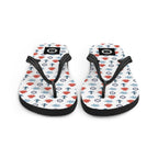 Sea Life Maritime Nautical Anchor Beach Flip Flops