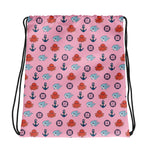  bag with baby octopus pattern on a pink background