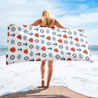 Baby Shark Beach Towel Anchor Quick-Dry Design