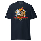 Deck vs Engine Department T-shirt by 7SHORT1LONG® featuring a casual design on a comfortable fabric.