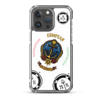 European Sailor iPhone case by 7SHORT1LONG® featuring a maritime anchor design on protective phone cover.