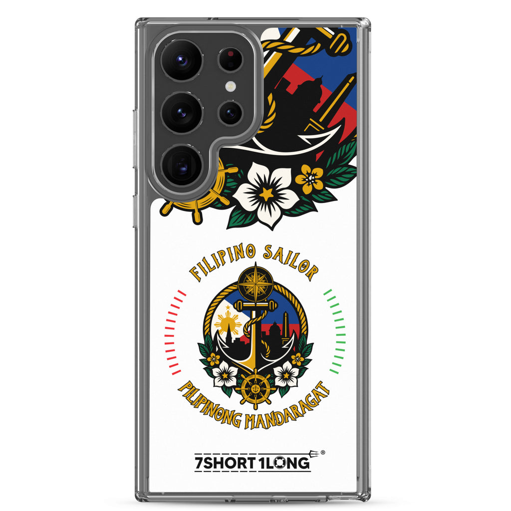 Samsung phone case featuring Filipino nautical seafarer anchor design by 7SHORT1LONG®