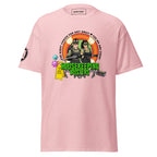Housekeeping Department T-shirt by 7SHORT1LONG® featuring humorous crew design on white cotton fabric.