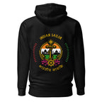 Indian Sailor Hoodie by 7SHORT1LONG® featuring navy blue fabric and sailor-inspired design with a hood and maritime details.