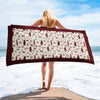 Luxury Cruise Beach Towel - Red