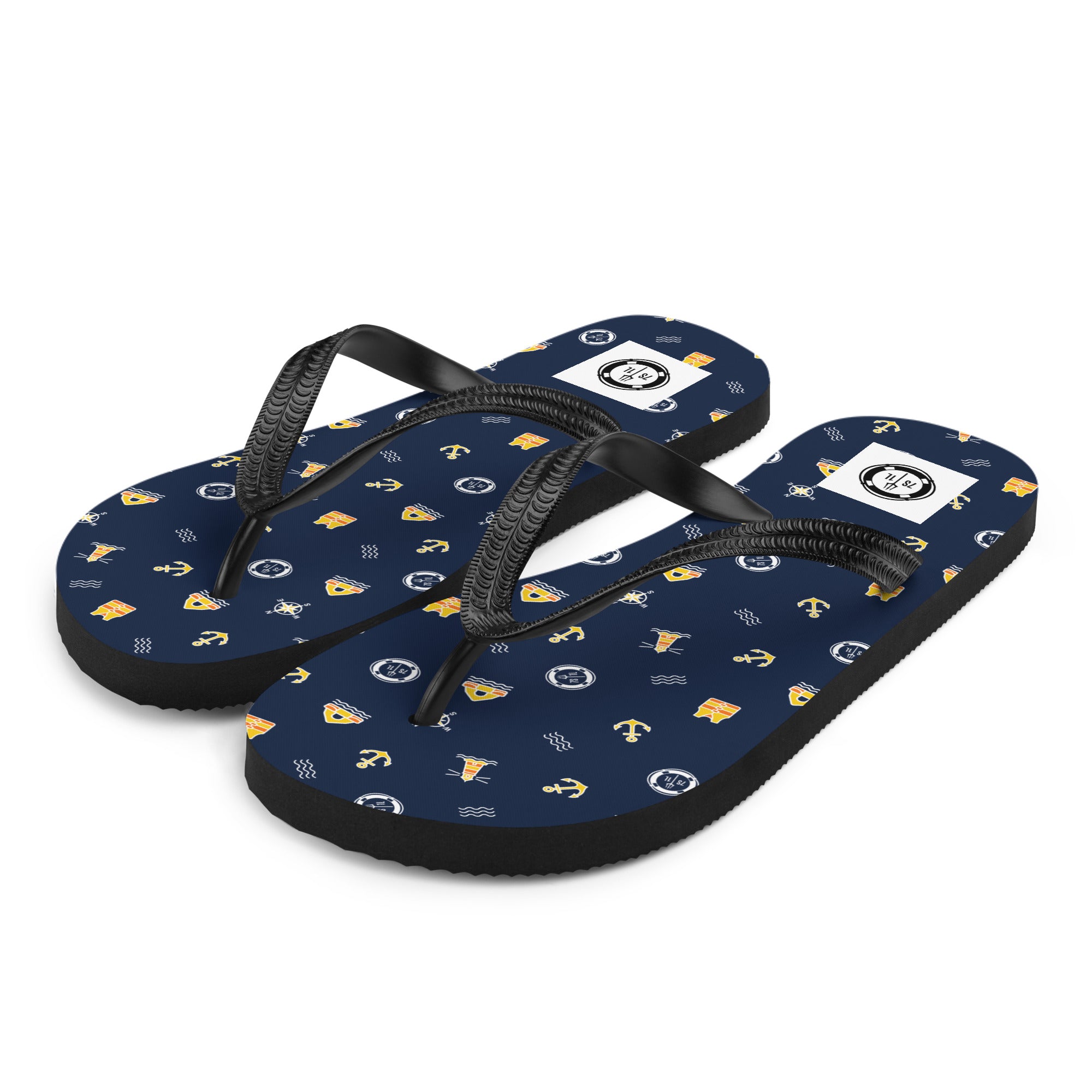 Maritime Pattern Flip-Flops Secondary image