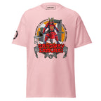 Maritime security department T-shirt by 7SHORT1LONG® featuring a ship security emblem and maritime design on a navy fabric.