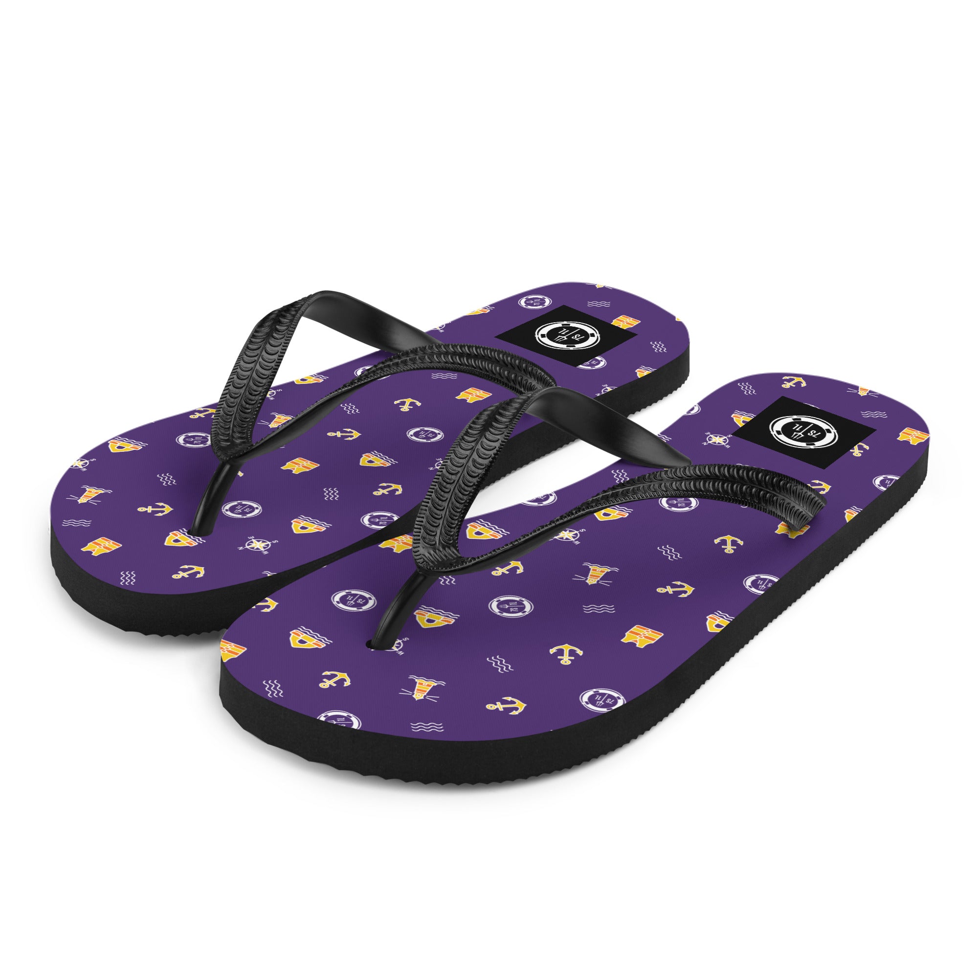 Maritime Pattern Flip-Flops Secondary image
