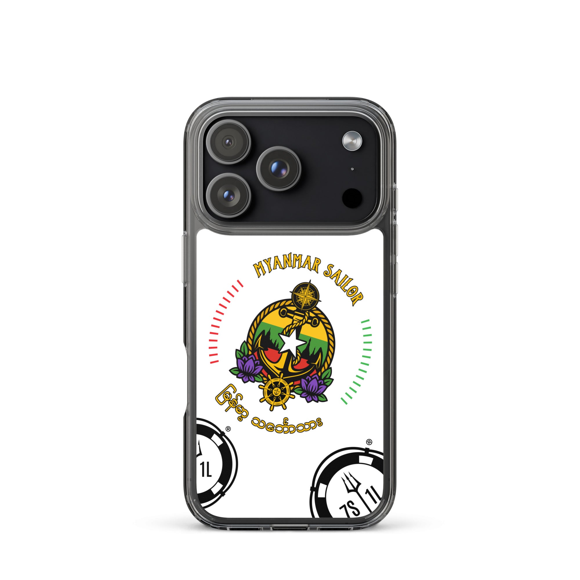 Myanmar Sailor iPhone 17 case for seafarer