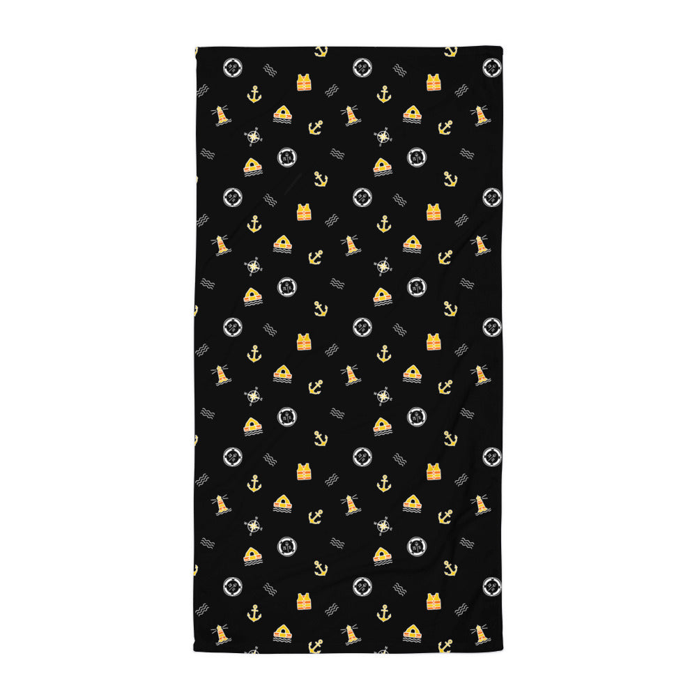 Safety at Sea Beach Towels - Inspired by SOLAS Secondary image