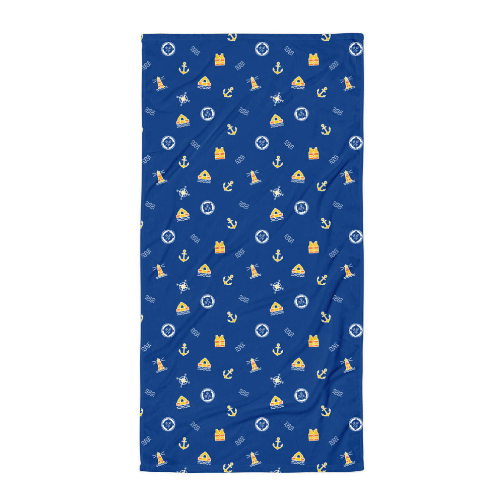 Safety at Sea Beach Towels - Inspired by SOLAS Secondary image