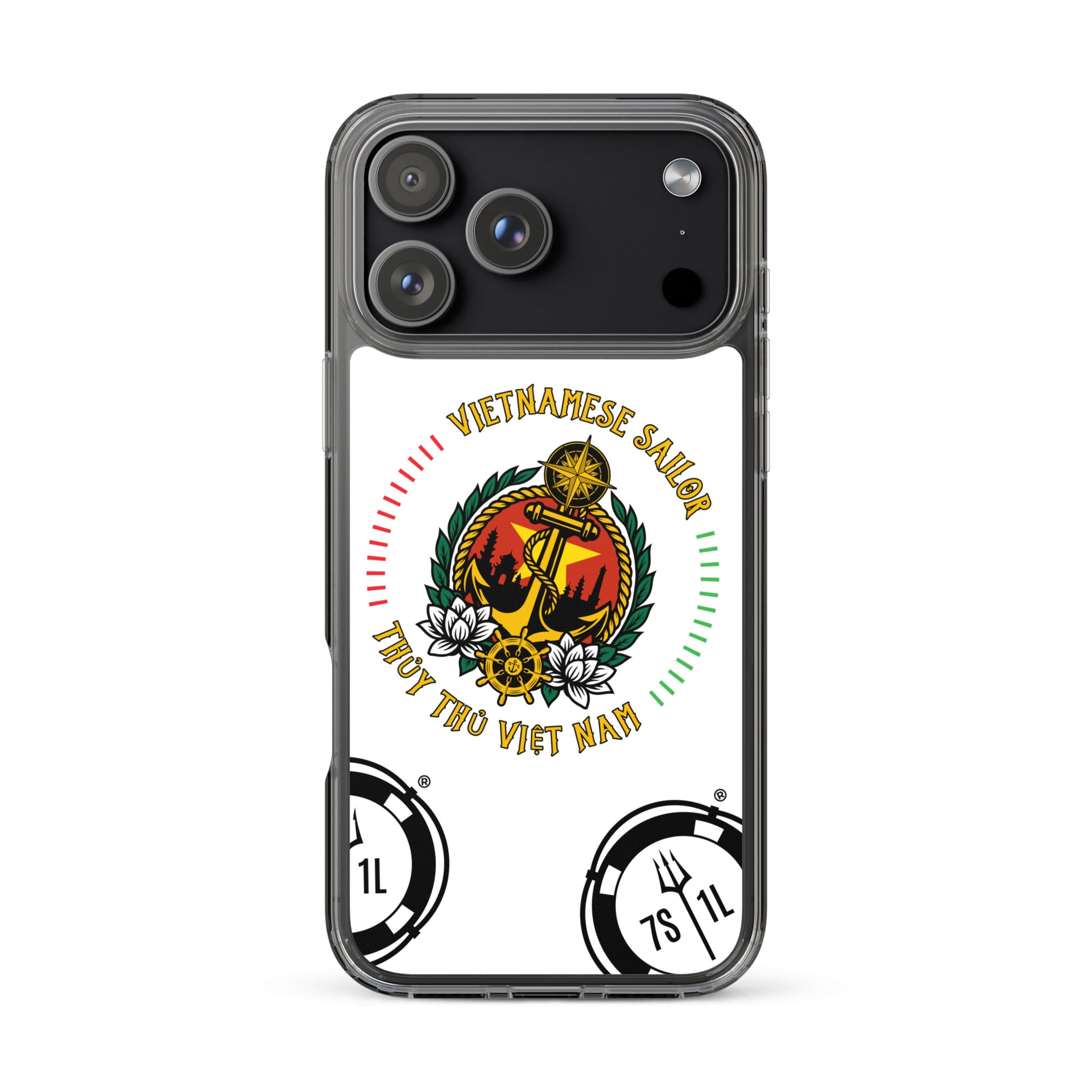 Vietnamese Sailor iPhone 17 pro max Case Sefarer Anchor Design
