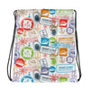 World Cruise Daypack - Passport Stamp Design