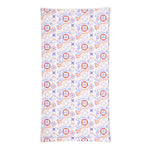 US Coast Guard neck gaiter with maritime safety design, nautical symbols, and service-inspired colors, made for crew members and seafarers.