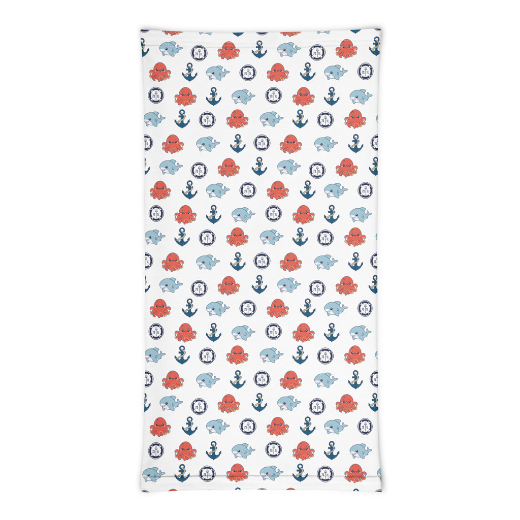 Maritime Shark & Octopus Ocean Party Neck Gaiter