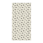 Maritime sefarer Patterned towel with geometric design on a plain background