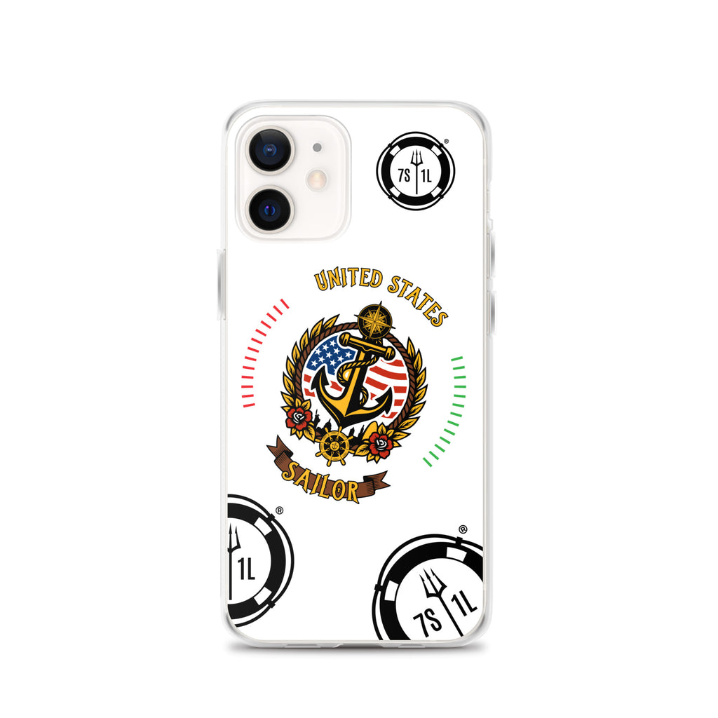 US Sailor iPhone Case Seafarer Maritime Anchor Design