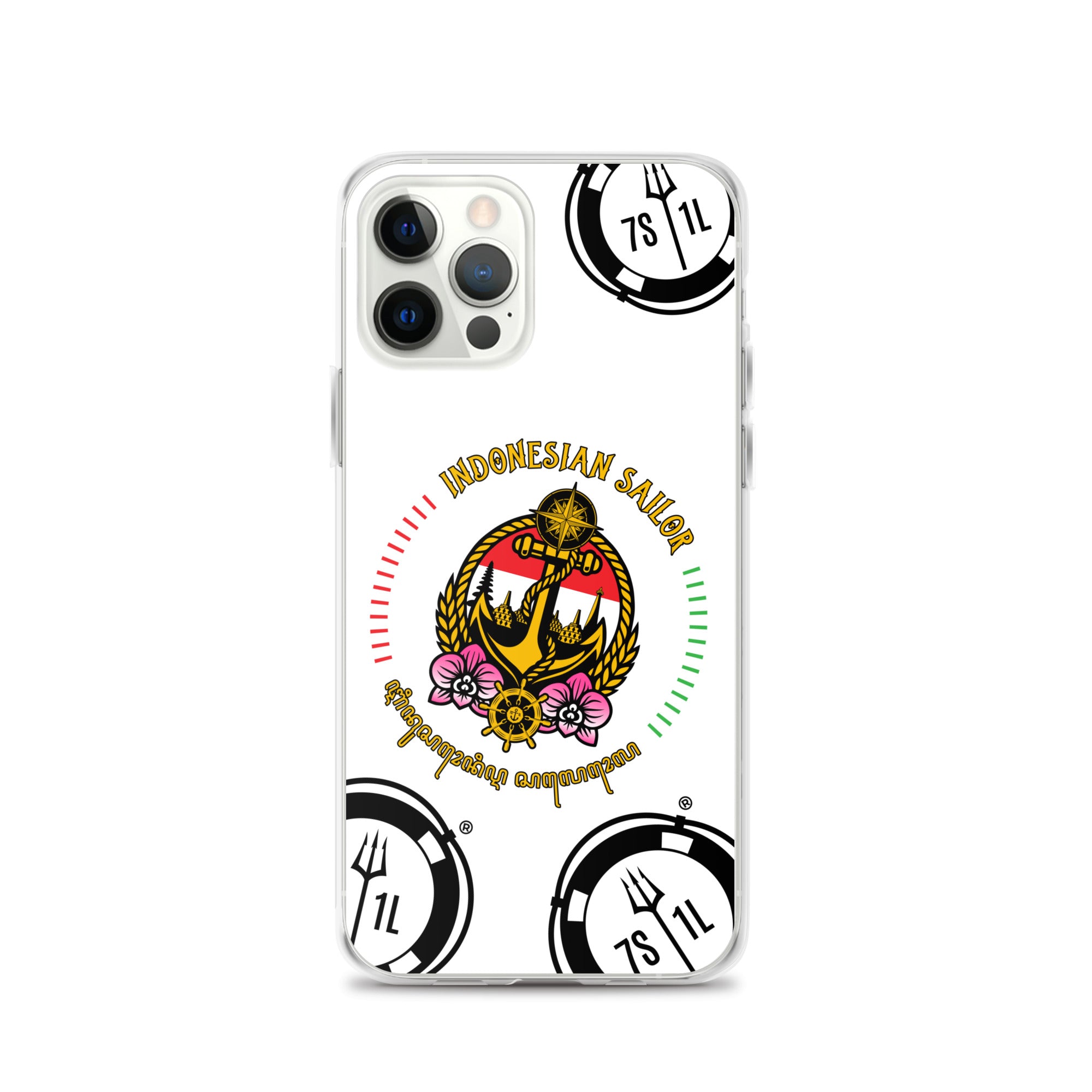 Indonesian Sailor iPhone Case Seafarer Anchor Design Secondary image