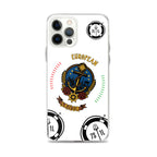 7SHORT1LONG® European Sailor iPhone case with maritime anchor design on clear protective cover for iPhone 12 Pro Max.