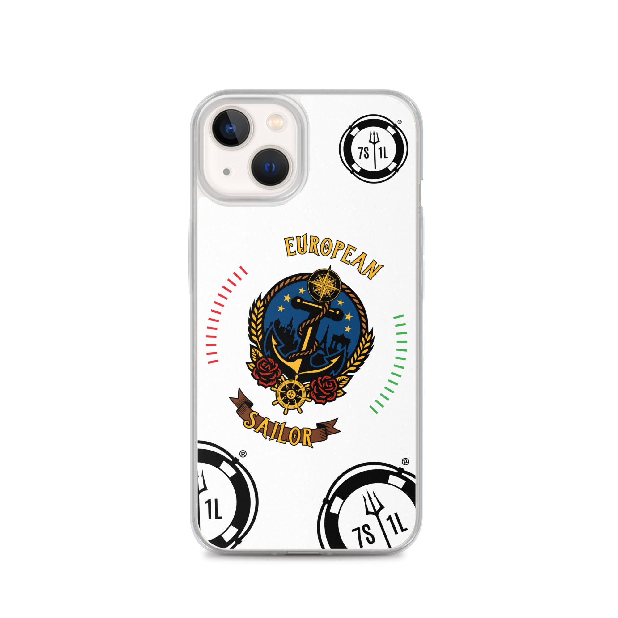 European Sailor iPhone Case Maritime Anchor Design Secondary image