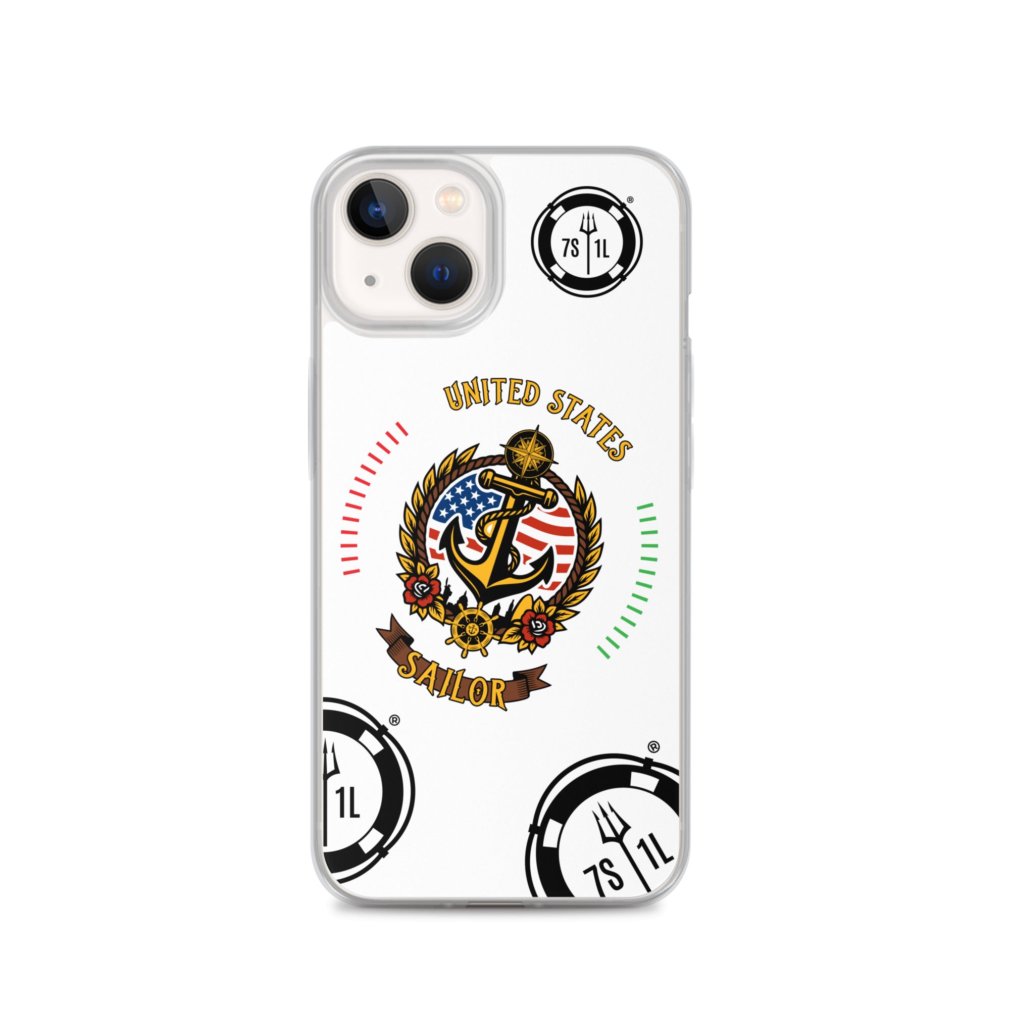 US Sailor iPhone Case Seafarer Maritime Anchor Design