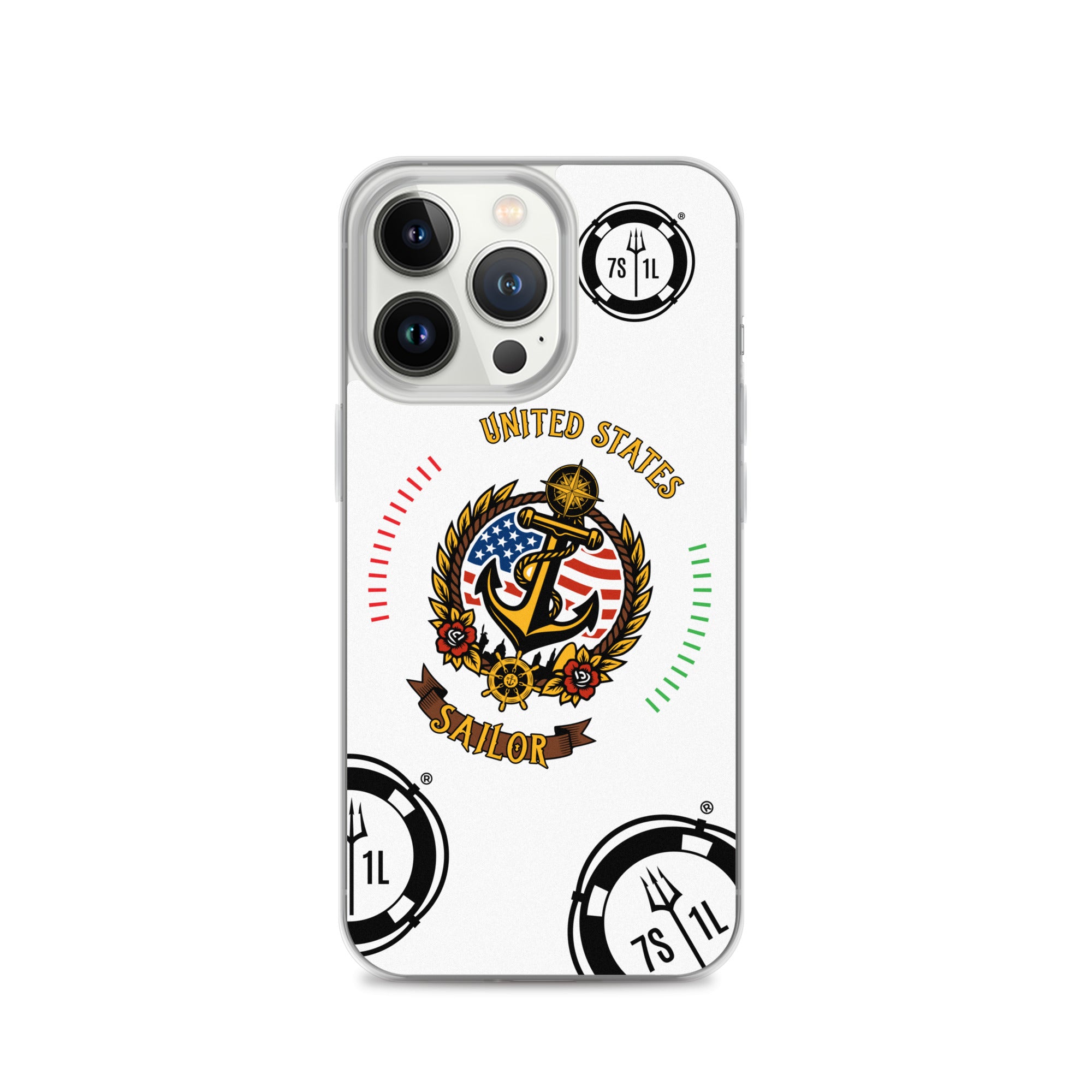 US Sailor iPhone Case Seafarer Maritime Anchor Design