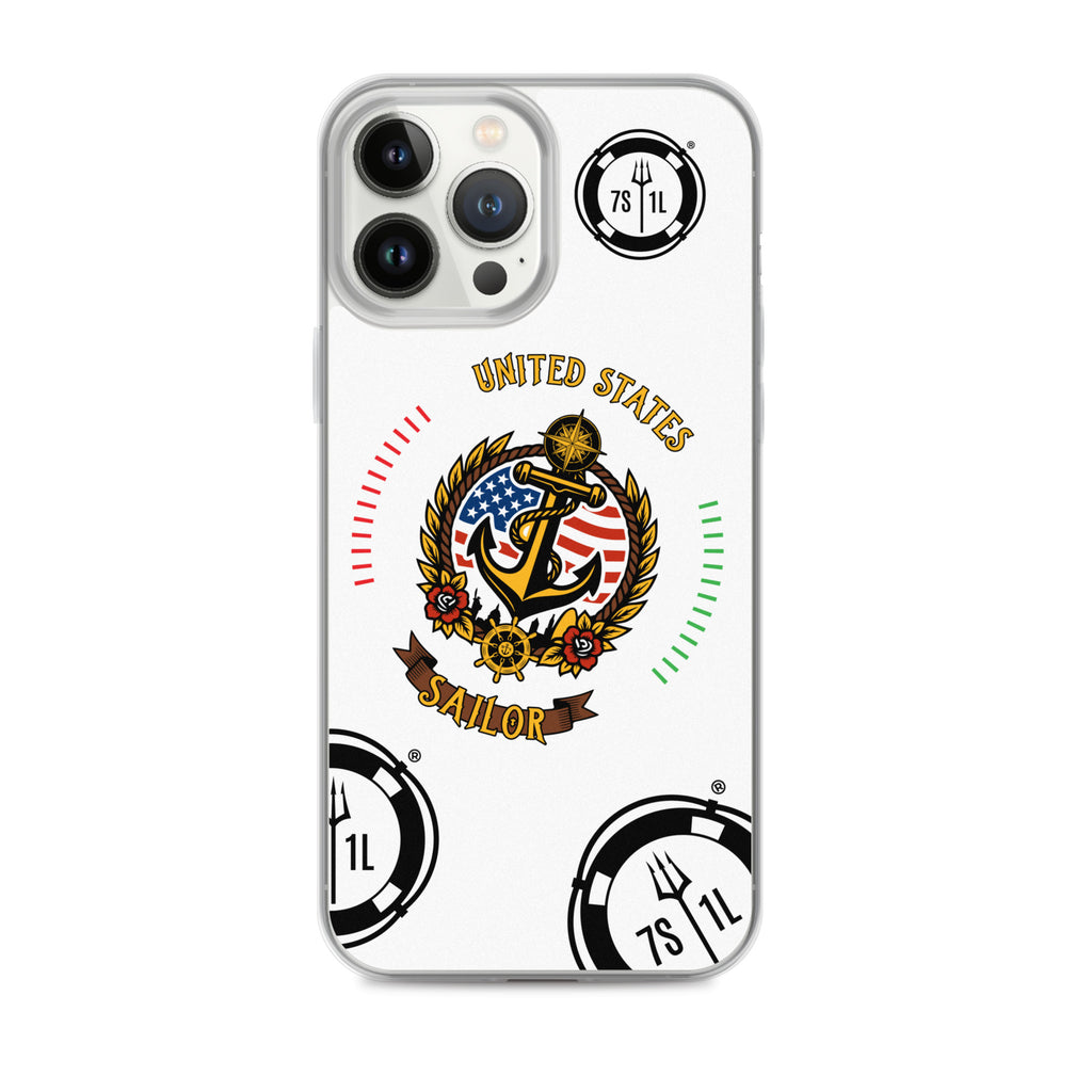 US Sailor iPhone Case Seafarer Maritime Anchor Design