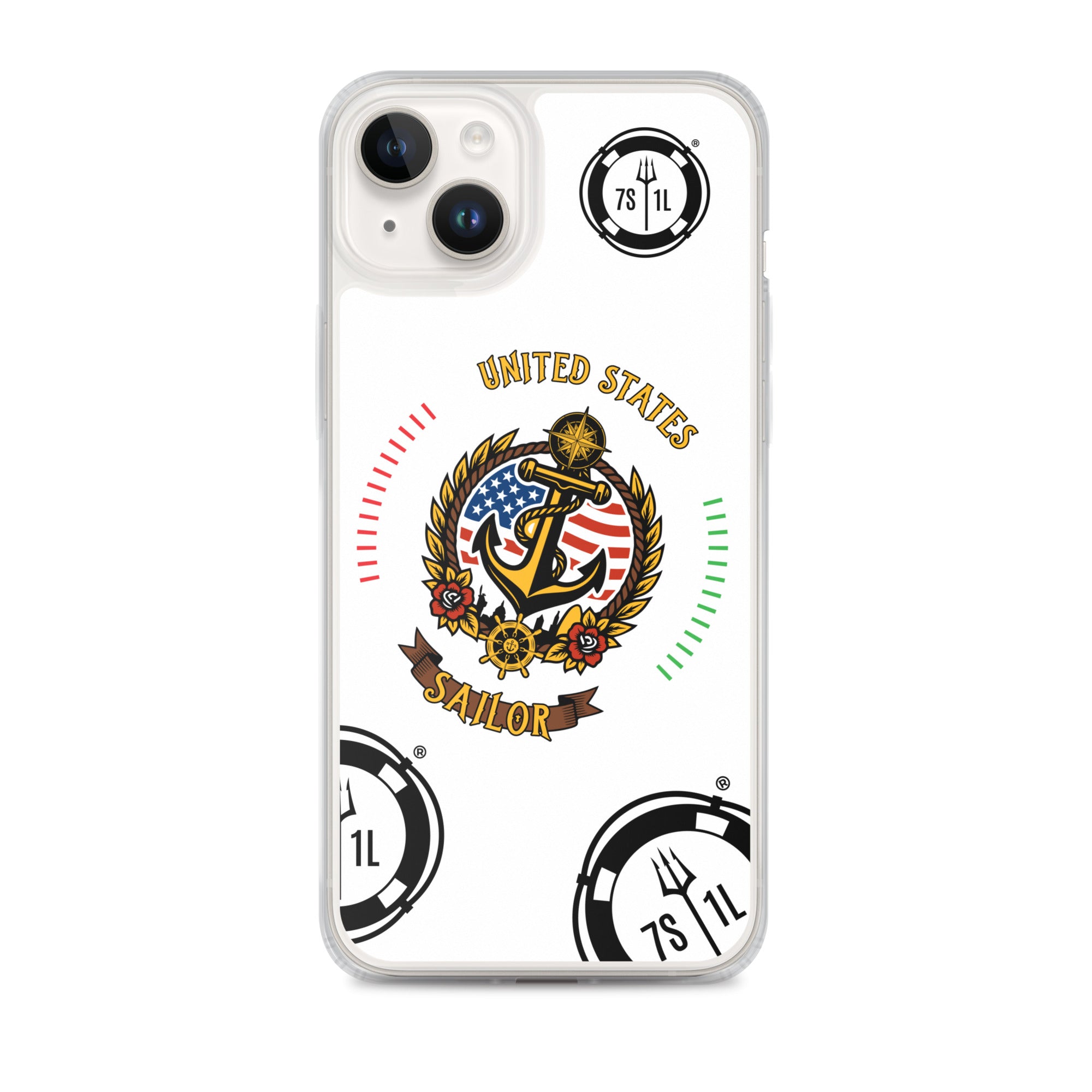 US Sailor iPhone Case Seafarer Maritime Anchor Design