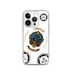 7SHORT1LONG® European Sailor iPhone case with maritime anchor design on clear protective cover for iPhone 14 Pro.