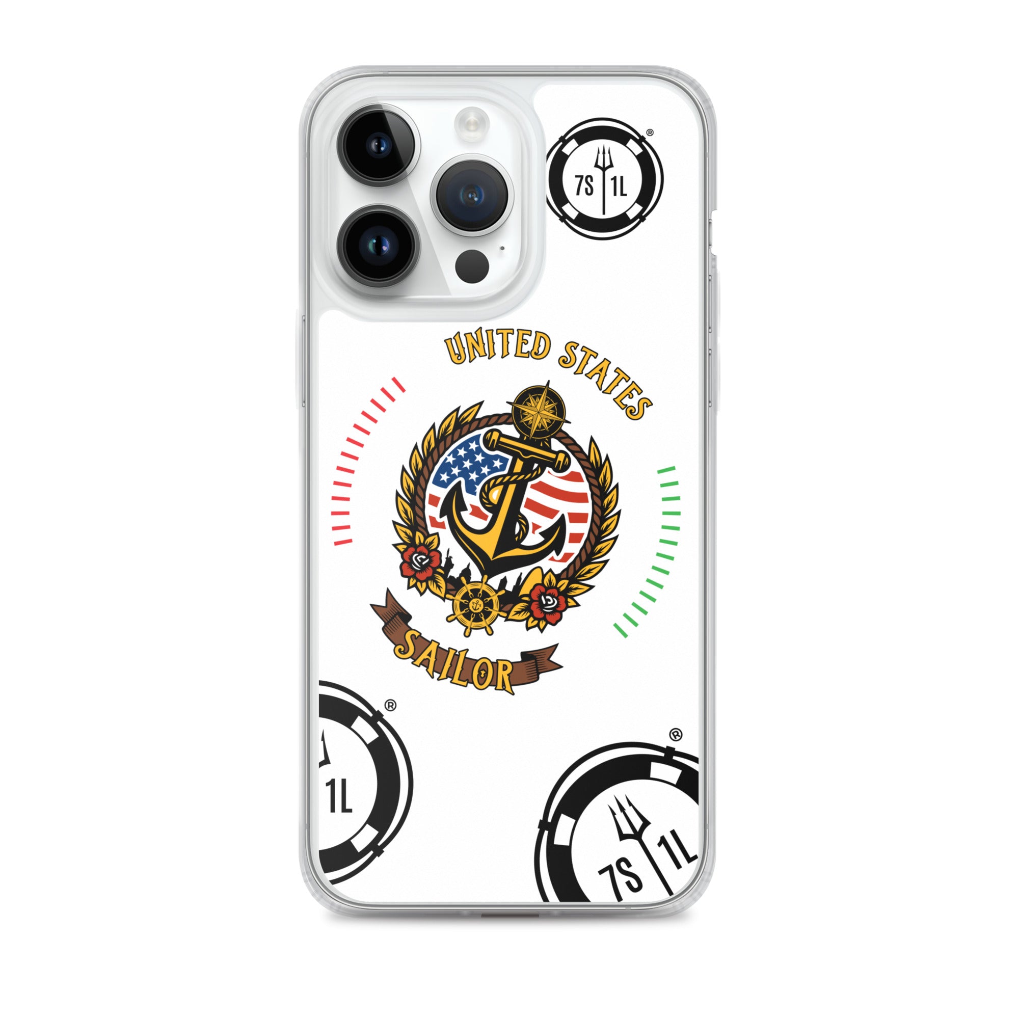 US Sailor iPhone Case Seafarer Maritime Anchor Design
