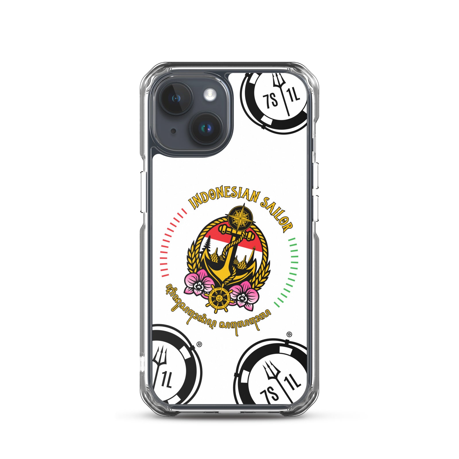 Indonesian Sailor iPhone Case Seafarer Anchor Design for iPhone 15