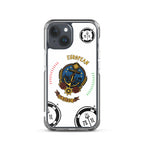 7SHORT1LONG® European Sailor iPhone case with maritime anchor design on clear protective cover for iPhone 15.