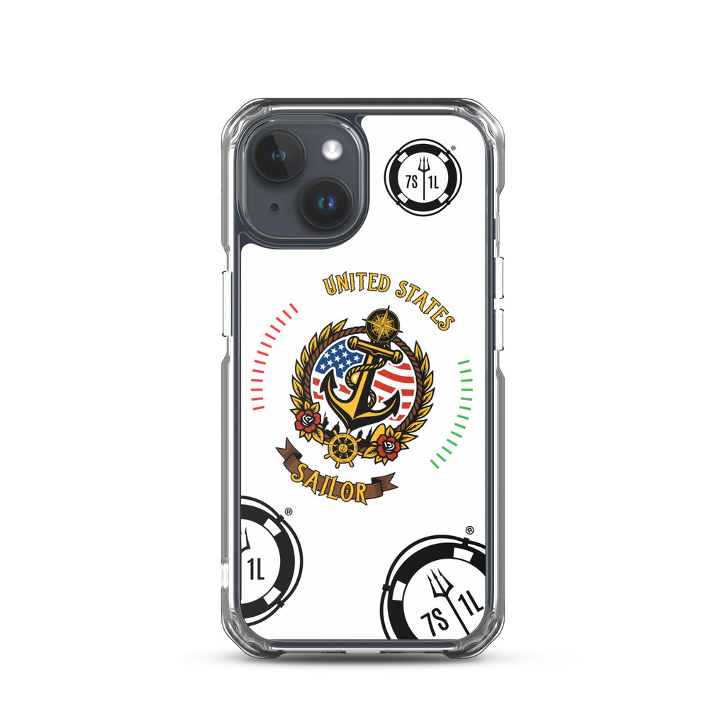 US Sailor iPhone Case Seafarer Maritime Anchor Design