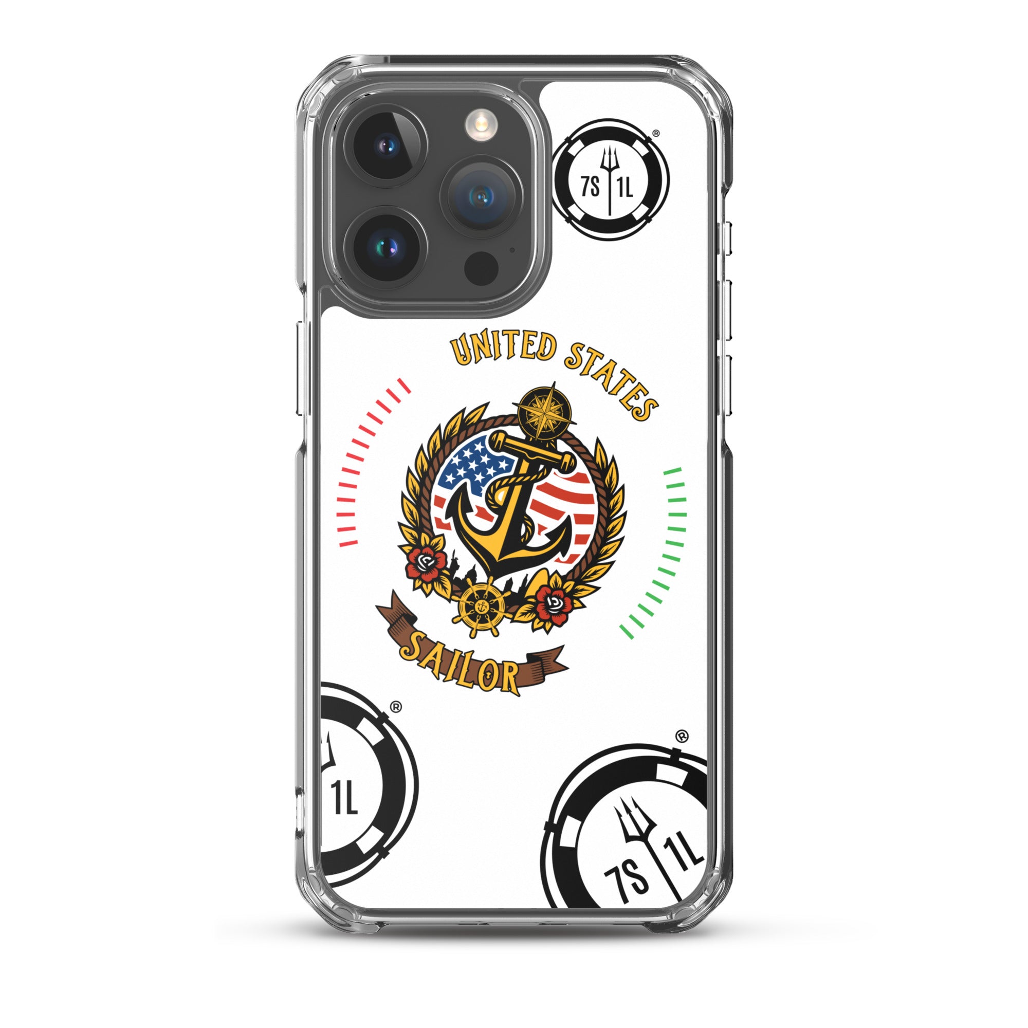 US Sailor iPhone Case Seafarer Maritime Anchor Design