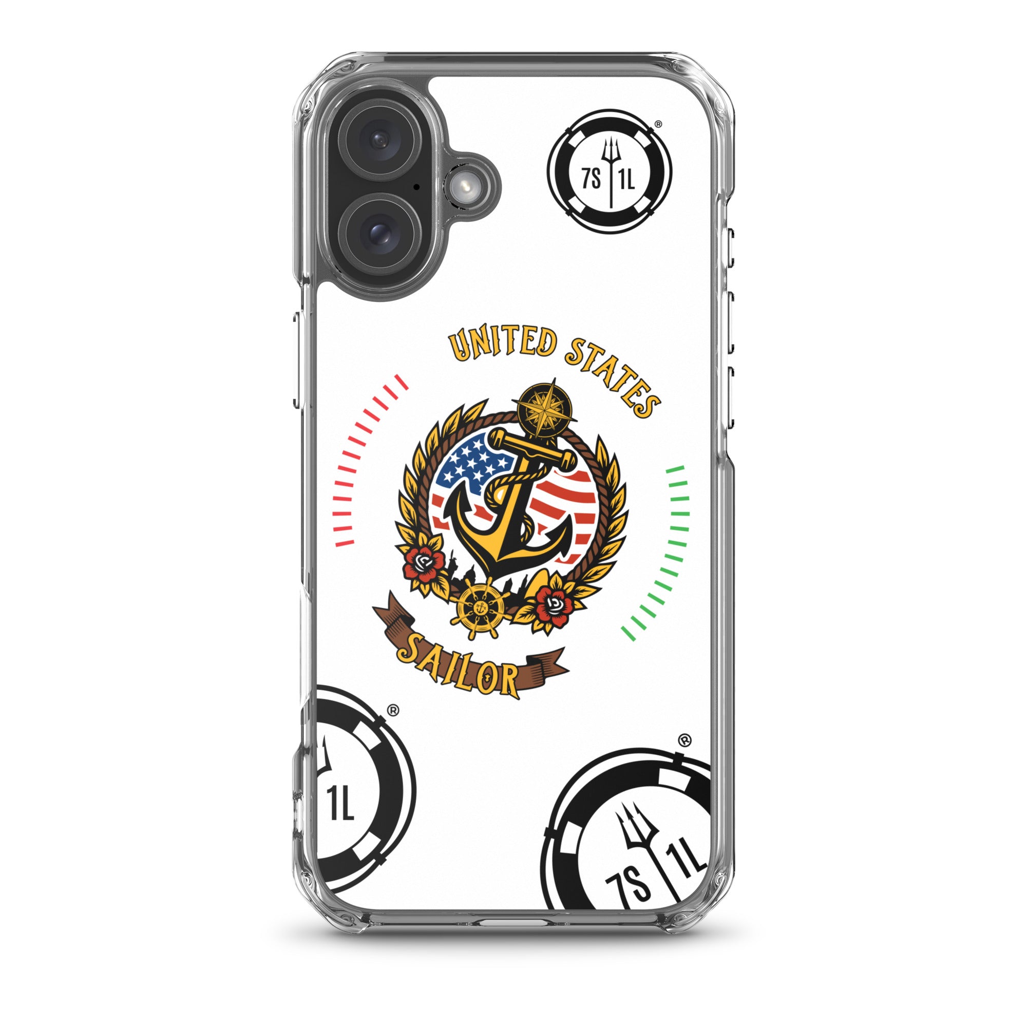 US Sailor iPhone Case Seafarer Maritime Anchor Design