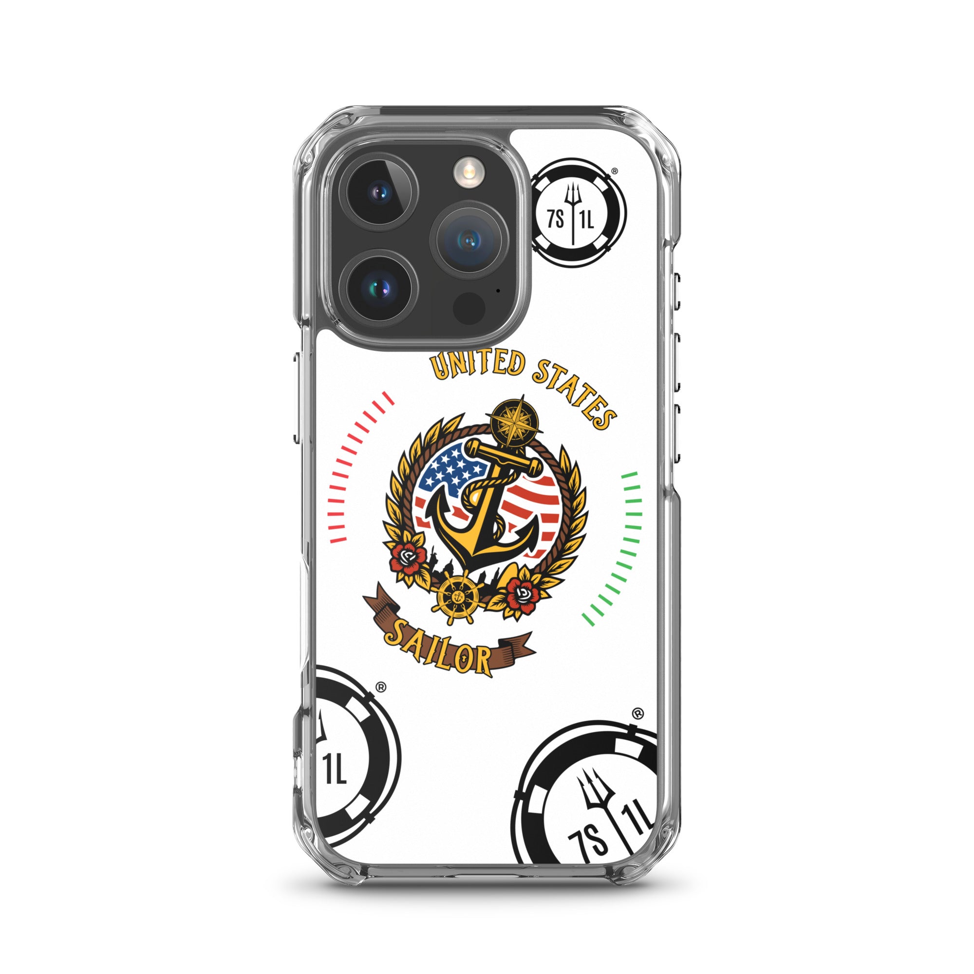 US Sailor iPhone Case Seafarer Maritime Anchor Design
