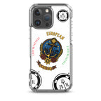7SHORT1LONG® European Sailor iPhone case with maritime anchor design on clear, protective case for iPhone 16 Pro Max.