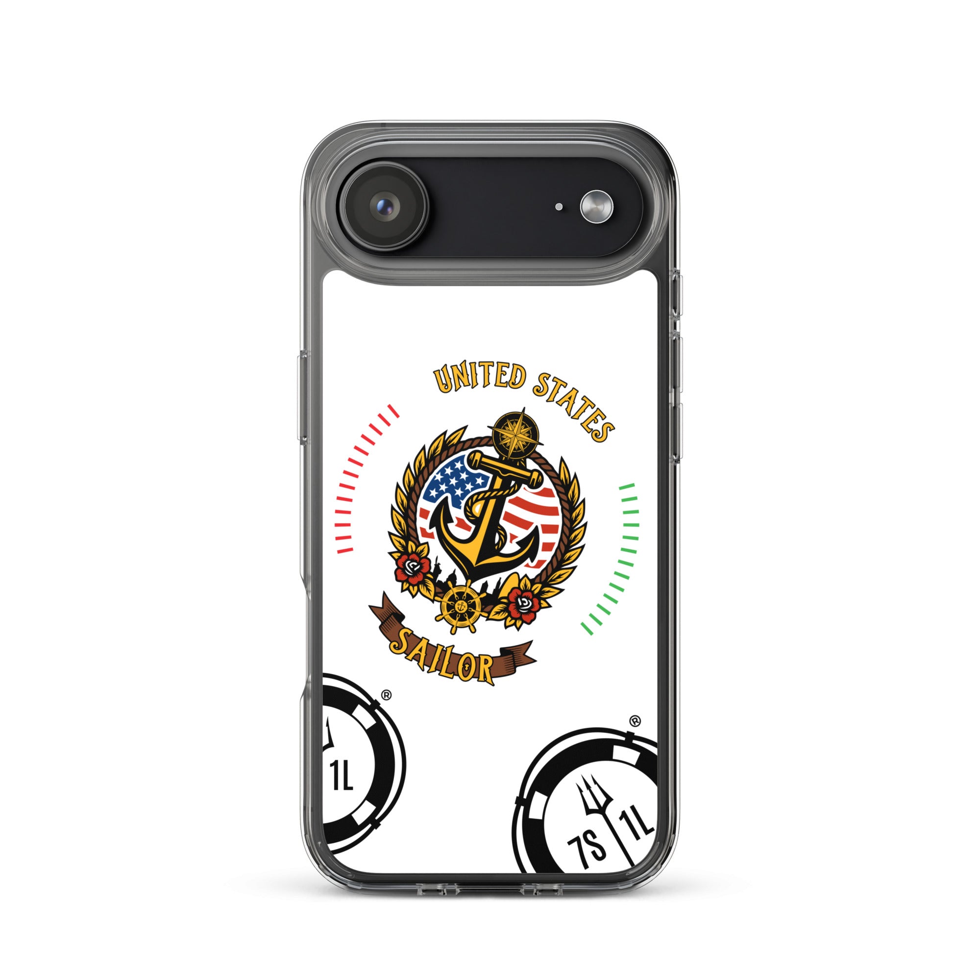 US Sailor iPhone 17 Case Seafarer Maritime Anchor Design