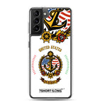 US American Sailor Samsung Case Seafarer Anchor Design