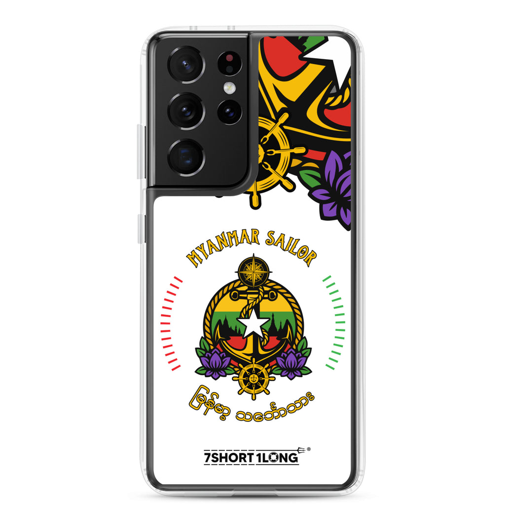 Myanmar Sailor Samsung Case Seafarer Anchor Design