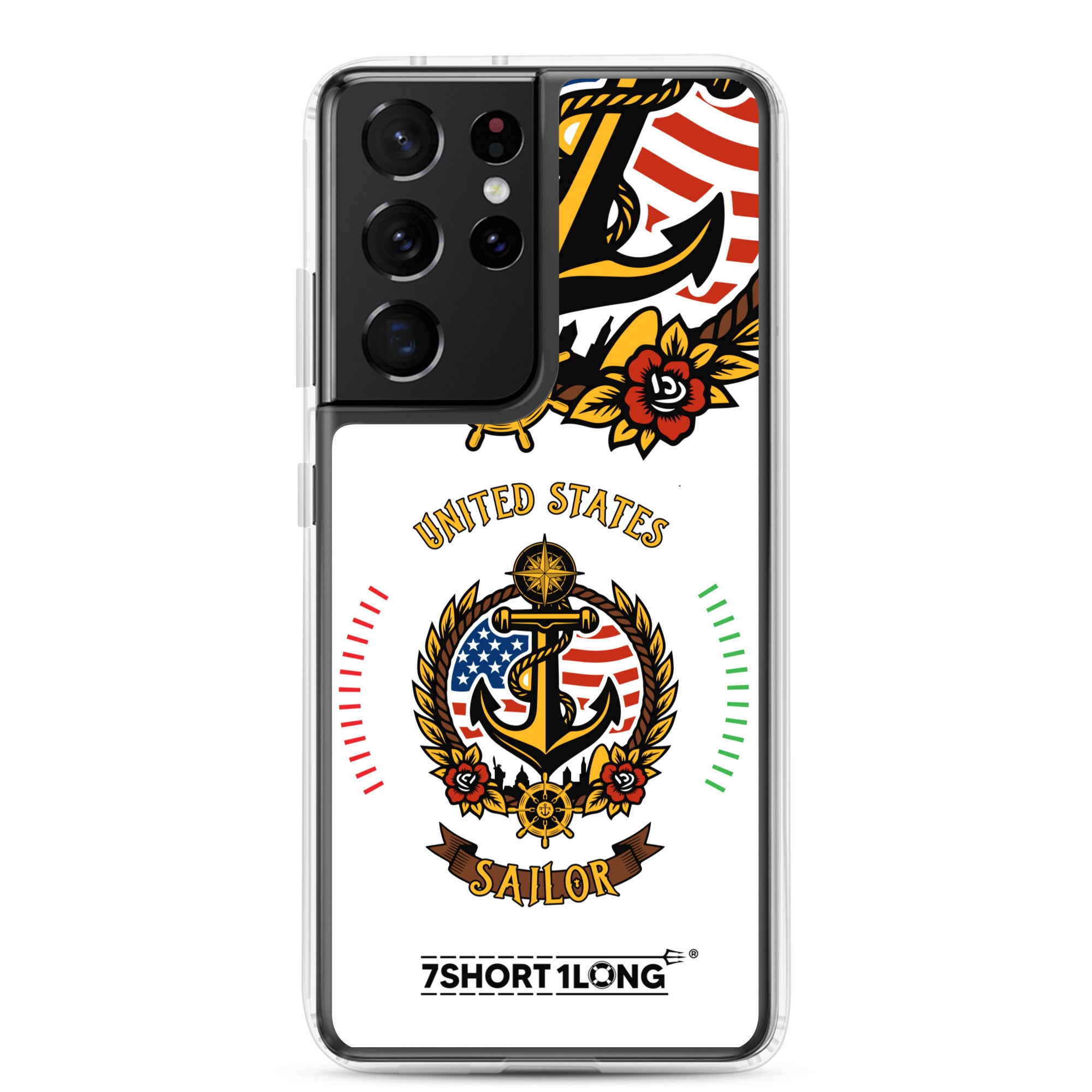 US American Sailor Samsung Case Seafarer Anchor Design