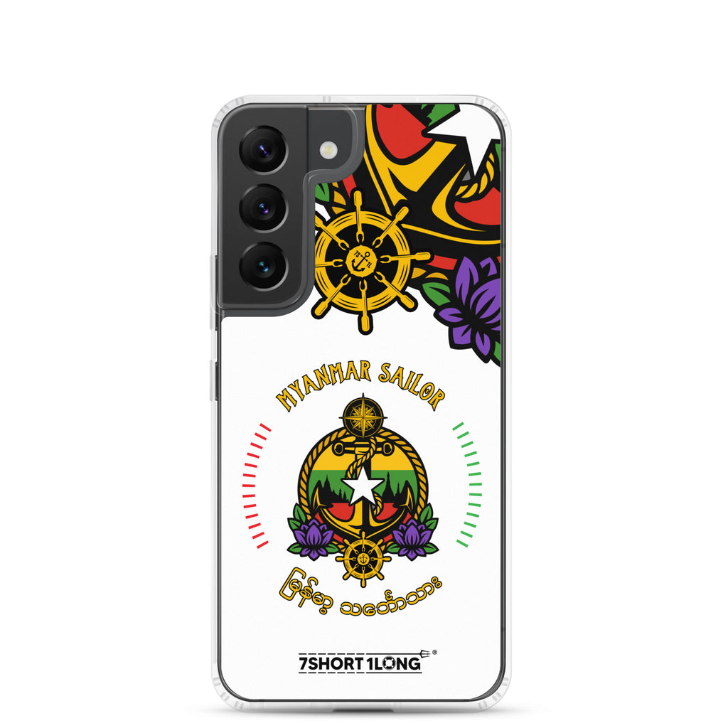 Myanmar Sailor Samsung Case Seafarer Anchor Design